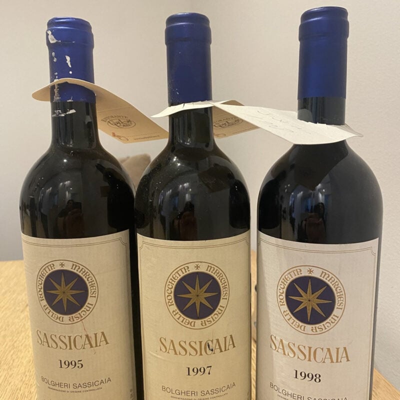 Give the taste of Sassicaia